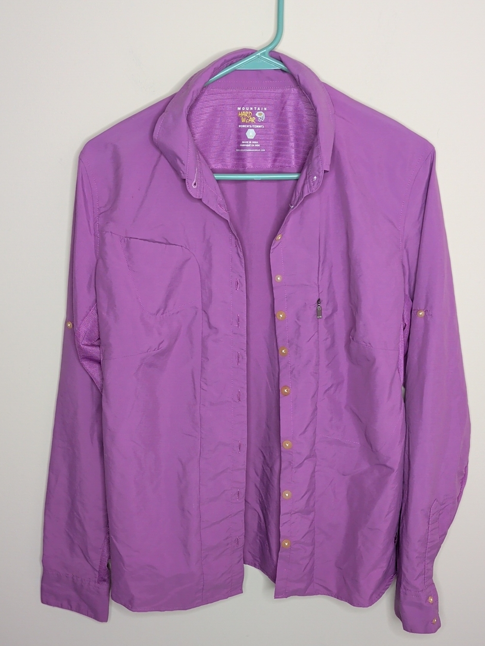 Mountain Hardwear Long-Sleeve Button-Down Shirt in Purple